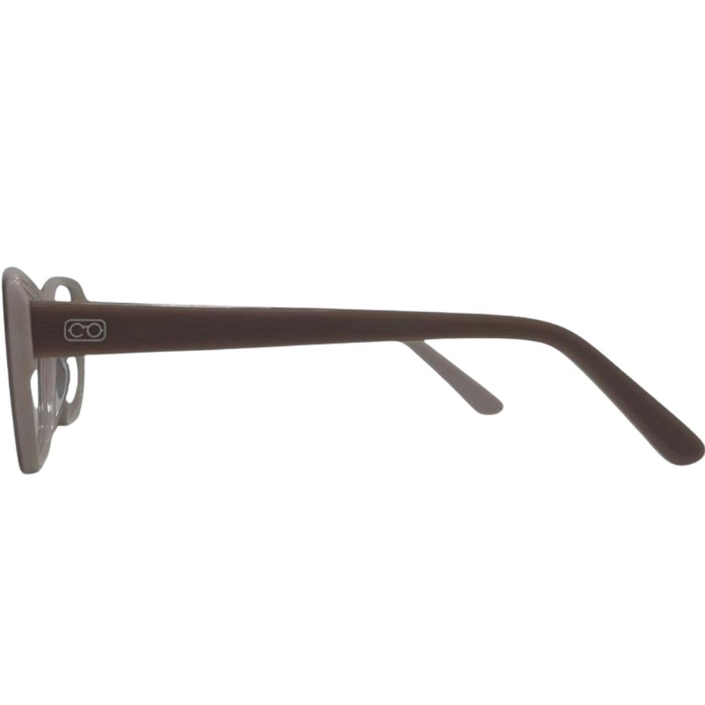 Armação Center Eyewear Feminina Gatinho Marrom – Acetato Premium