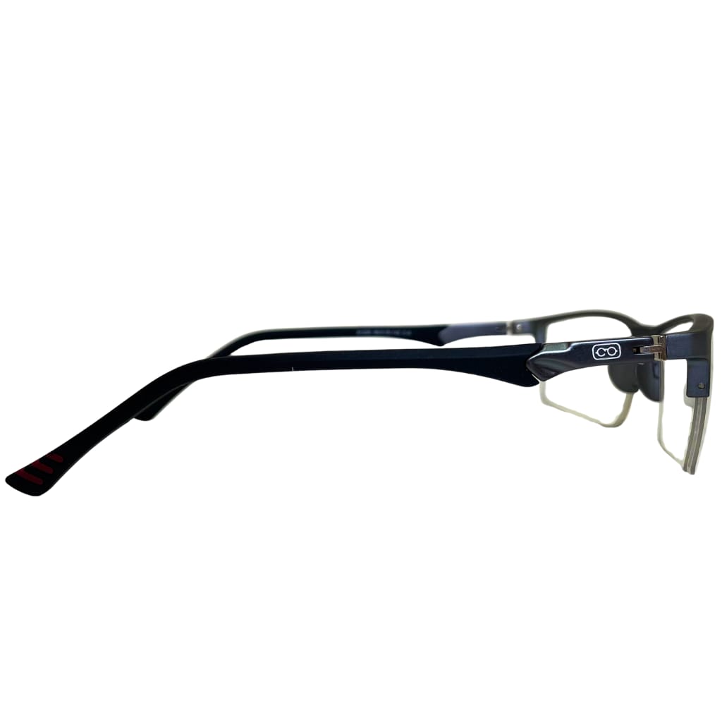 Armação Center Eyewear Masculina Retangular Preto Fosco – TR90 Premium (Modelo 91230)