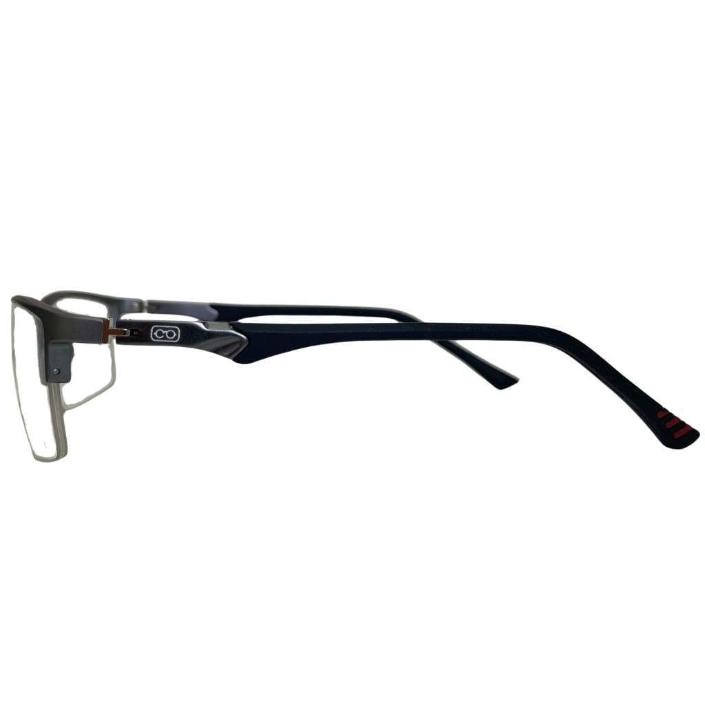 Armação Center Eyewear Masculina Retangular Preto Fosco – TR90 Premium (Modelo 91230)
