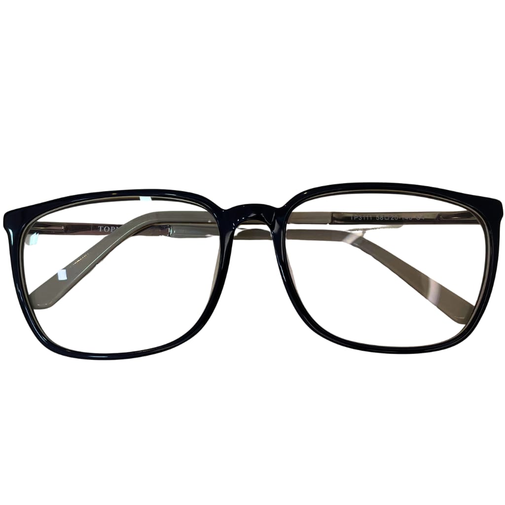 Armação Center Eyewear Masculina Retangular Preto Fosco – TR90 Premium (Modelo 91230)