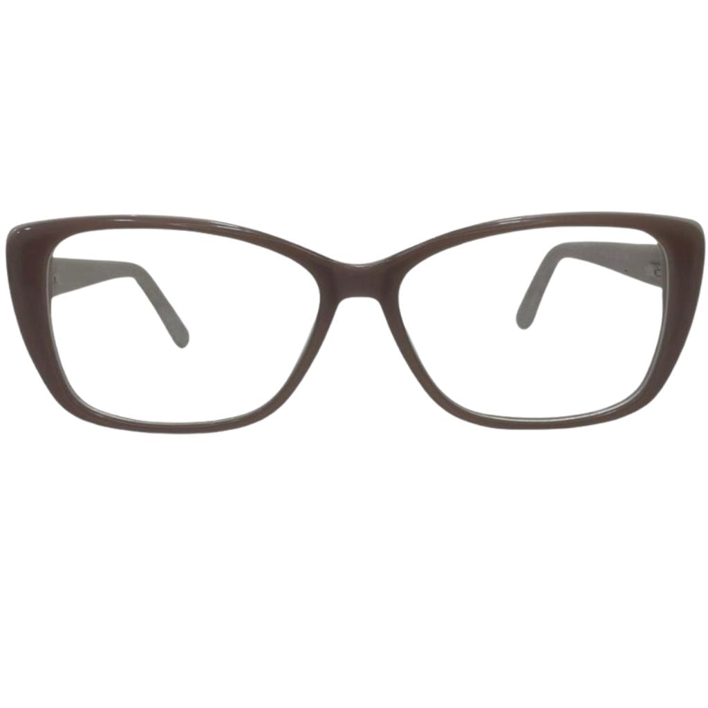 Armação Center Eyewear Feminina Gatinho Marrom – Acetato Premium